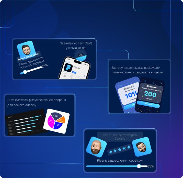 CRM-система + Додаток для клієнтів