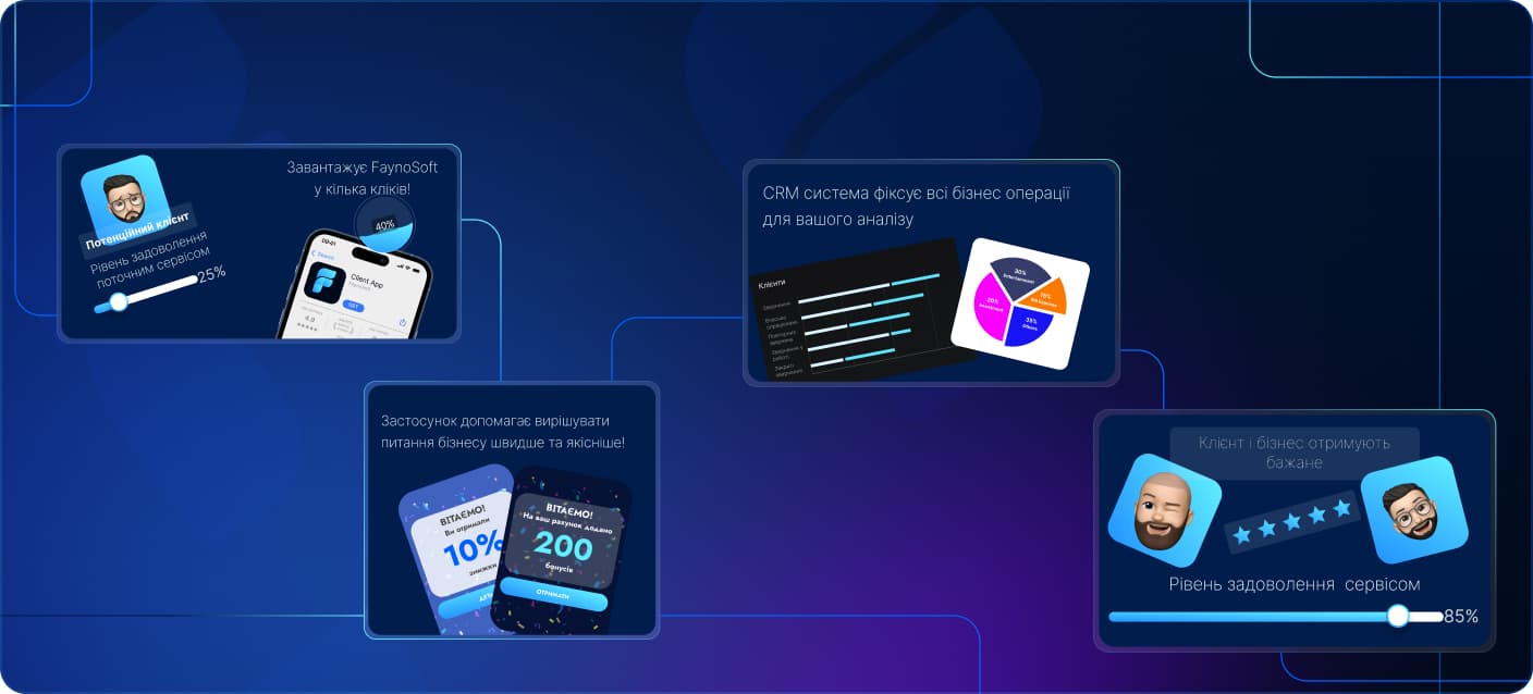 CRM-система + Додаток для клієнтів